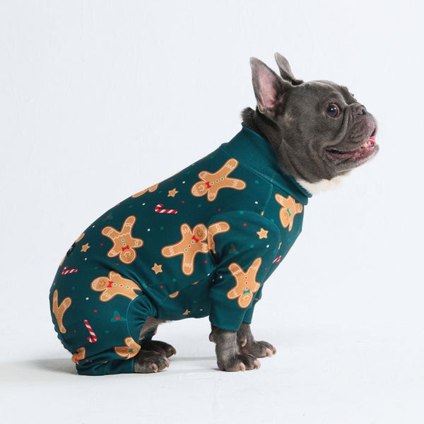 Dog Christmas Pajama - Gingerbread Man