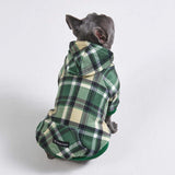 Green Plaid Hoodie