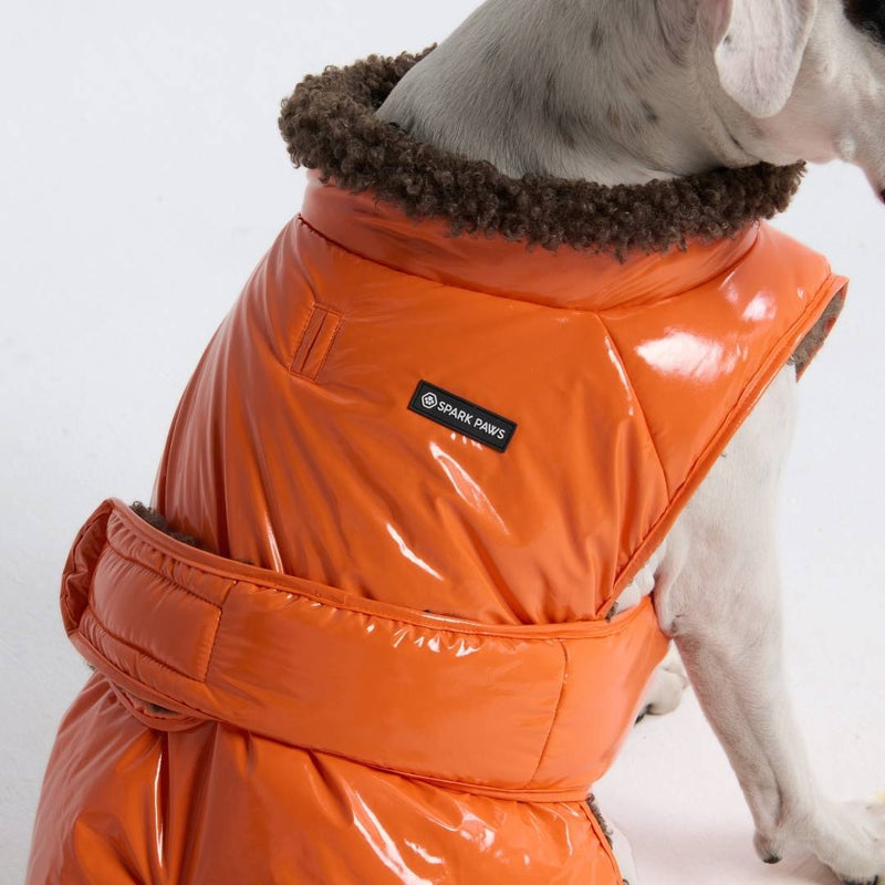 Slip-on Insulated Jacket - Orange