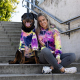 Velvet Dog Hoodie - Berry Lemonade