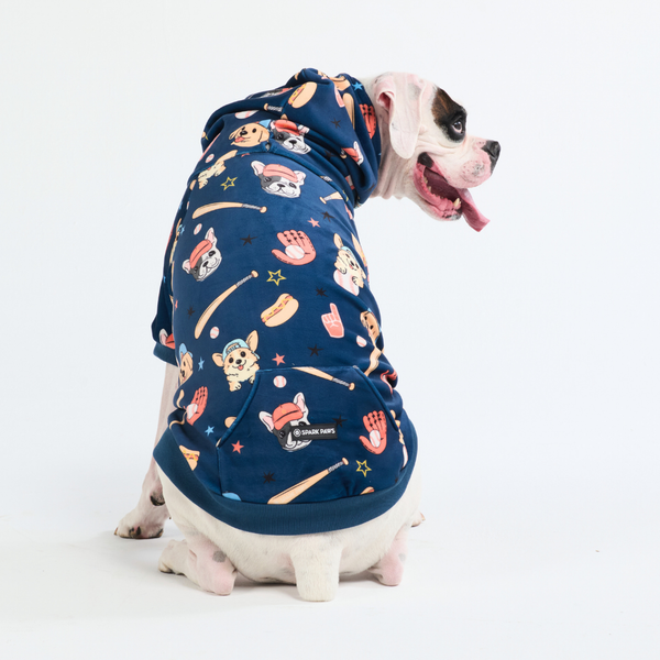 Baseball Dog Hoodie