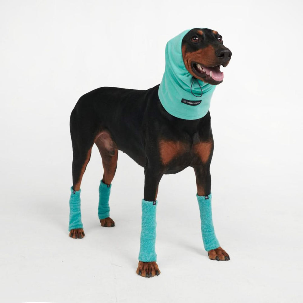 Stretchy Fleece Dog Leg Warmer Sleeves - Turquoise – SPARK PAWS