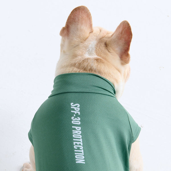 Sunblock Dog T-Shirt - Dark Green