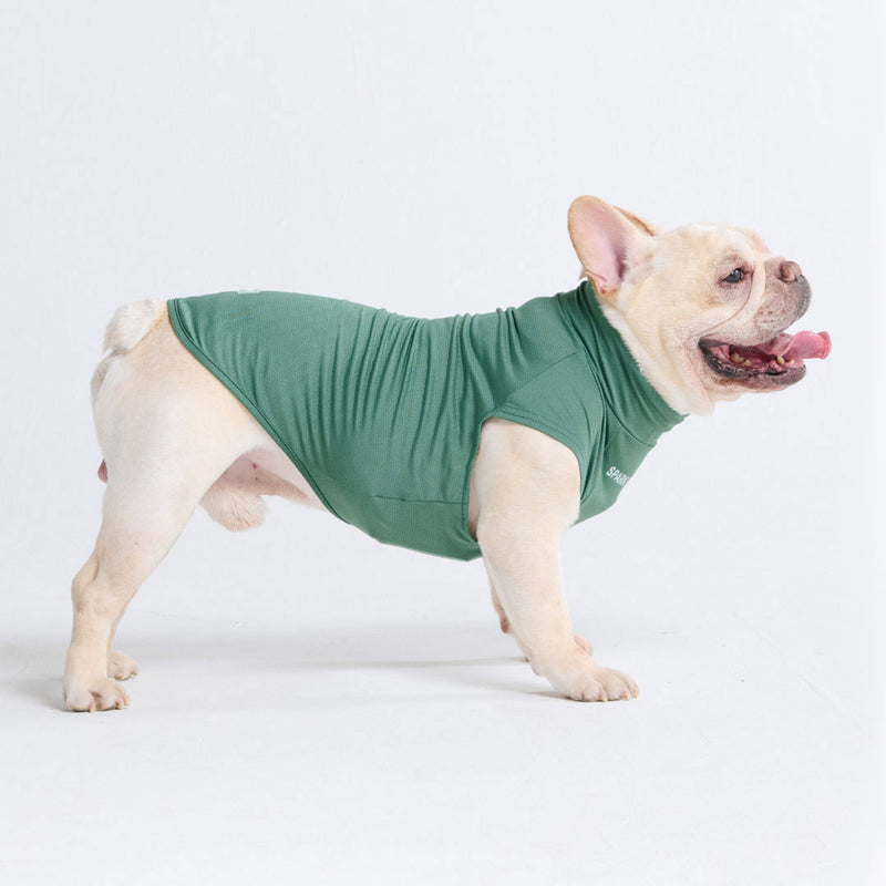 Sunblock Dog T-Shirt - Dark Green