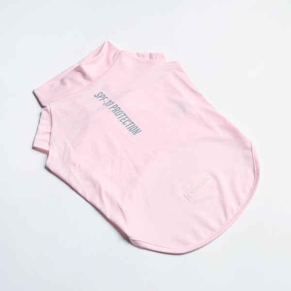 Sunblock Dog T-Shirt - Light Pink