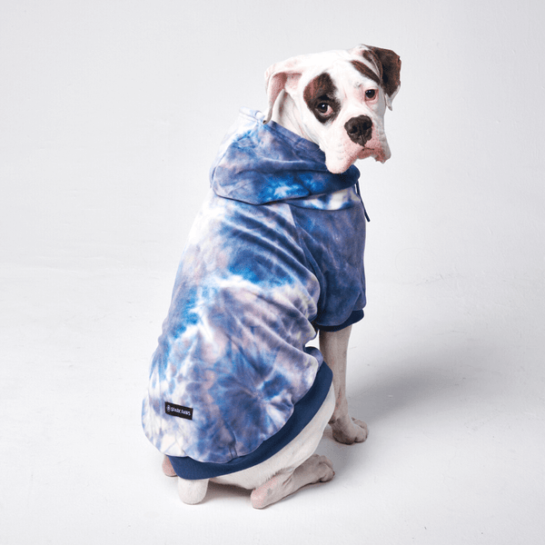 Tie dye deals dog hoodie